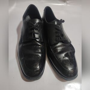 Calvin Klein Glossy Black Oxfords